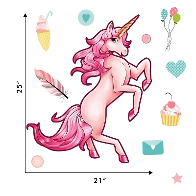 Unicorn Wall Decal - Decalcomania - Image 2