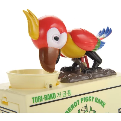 Ready! Set! Play! Link Parrot Bird Coin Saving Bank, Money Box For Girls & Boys - Image 2