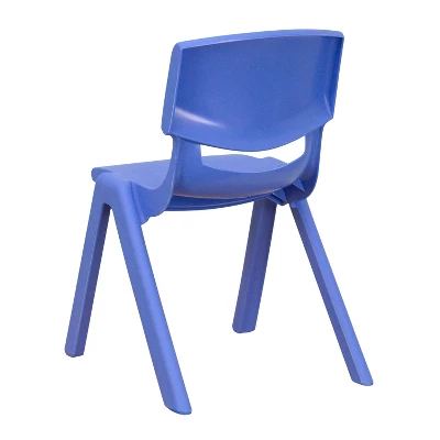 Flash Furniture 4 Pack Plastic Stackable School Chair With 12'' Seat Height - Image 6