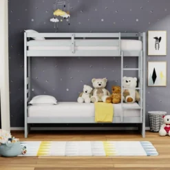 Glenwillow Home Plana Solid Wood Bunk Bed