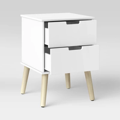 Modern Kids' Nightstand White - Pillowfort™ - Image 2