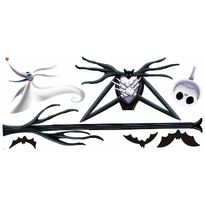 The Nightmare Before Christmas Jack Peel And Stick Giant Wall Decal Black - RoomMates - Image 3