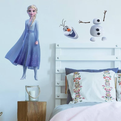 Frozen 2 Elsa & Olaf Peel & Stick Giant Wall Decal - Roommates