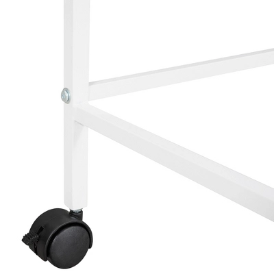 Twin Size Metal Loft Bed With Desk And Shelves - ModernLuxe - Image 8