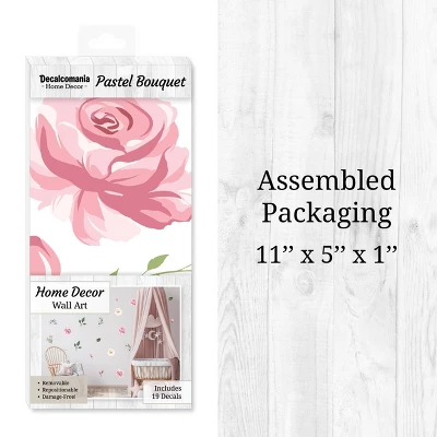 Pastel Floral Wall Decor - Decalcomania - Image 3