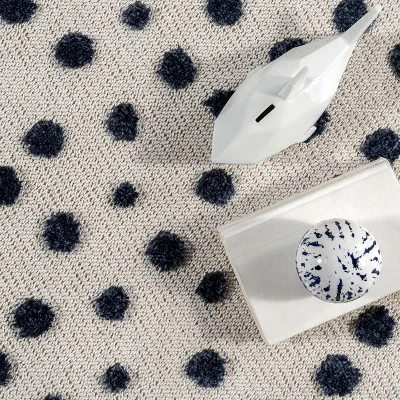 NuLOOM Alena Starry Night High-Low Kids Tasseled Area Rug - Image 5