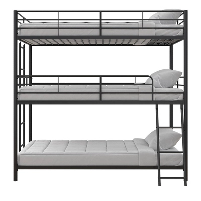 Triple Twin Zeke Metal Bunk Bed - Room & Joy - Image 6