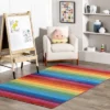 NuLOOM Henriette Rainbow Machine Washable Kids Area Rug