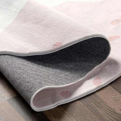 NuLOOM Jovie Polar Bear Machine Washable Kids Area Rug - Image 3