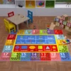 KC CUBS Boy & Girl Kids Math Symbols, Numbers & Shapes Educational Learning & Fun Game Play Area Nursery Bedroom Classroom Rug Carpet