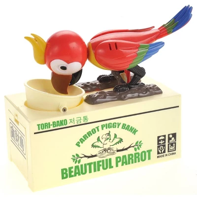 Ready! Set! Play! Link Parrot Bird Coin Saving Bank, Money Box For Girls & Boys - Image 7