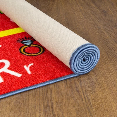 KC CUBS Boy & Girl Kids ABC Alphabet, Numbers & Shapes Educational Learning & Fun Game Play Nursery Bedroom Classroom Area Rug Carpet - Image 9