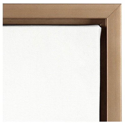 Succulents Framed Canvas Art Gold (24"x18") - Uniek - Image 2