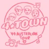 Junior's Turning Red 4*Town '99 Australian Tour Badge T-Shirt