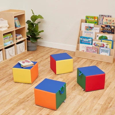 ECR4Kids SoftZone Cozy Cubes, Flexible Foam Seating - Image 7