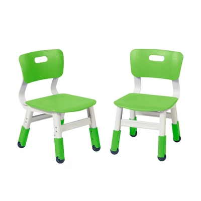 ECR4Kids Resin Classroom Chairs, Indoor Kids Seating With Adjustable Seat Height (2-Pack) - Image 9