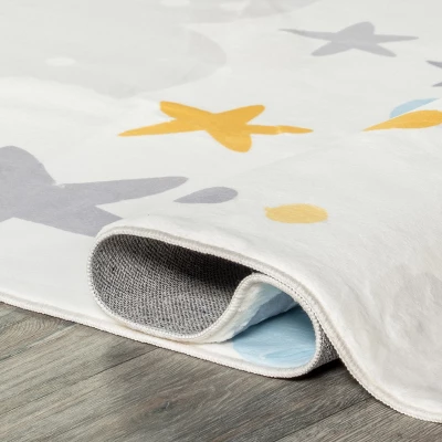 NuLOOM Sweet Dreams Machine Washable Kids Area Rug - Image 3