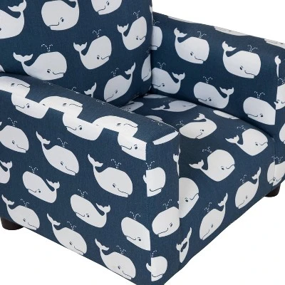Nuea Whale Kids' Chair Navy - HOMES: Inside + Out - Image 5