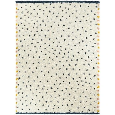 Confetti Shag Cream/Blue - Balta Rugs - Image 5