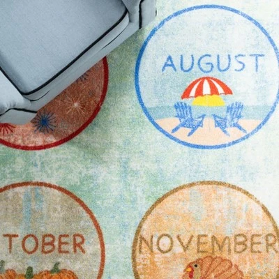 Kids Playhouse KPH256 Power Loomed Area Rug - Safavieh - Image 5