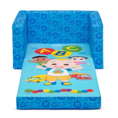 Delta Children Kids' CoComelon Cozee 2-in-1 Convertible Flip-Out Chair - Image 8