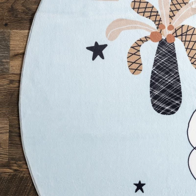 NuLOOM Jalissa Lion Dreams Machine Washable Kids Area Rug - Image 4