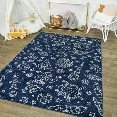 Rockets And Planets Rug - Balta Rugs