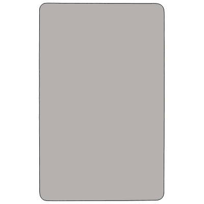Flash Furniture Mobile 24''W X 48''L Rectangular HP Laminate Activity Table - Height Adjustable Short Legs