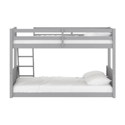 Twin Over Full Capri Wood Bunk Bed Gray - Hillsdale Furniture - Image 5
