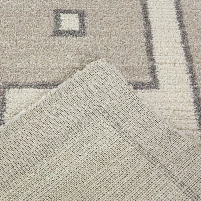 Mina Geometric Kids' Area Rug Gray - Balta Rugs - Image 2