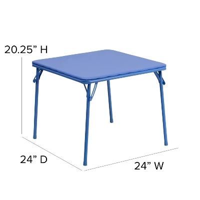 Emma And Oliver Kids Folding Game And Activity Table - Toddler Table For Daycare Center - Image 2