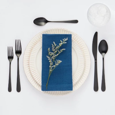 20pc Harrington Flatware Set Black - Threshold™