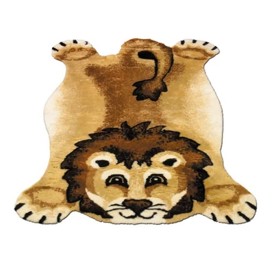 Walk On Me Faux Fur Super Soft Kids Lion Rug Tufted With Non-slip Backing Area Rug - Image 6