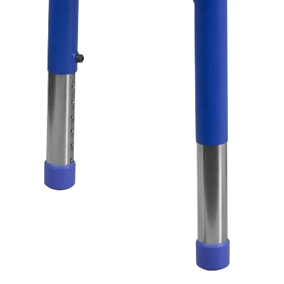 Flash Furniture 21.875"W X 26.625"L Rectangular Plastic Height Adjustable Activity Table - Image 6