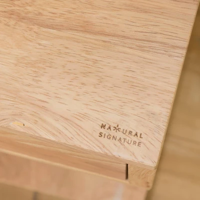 Sweedi Solid Wood 1 Drawer Nightstand Natural Wood - South Shore - Image 2