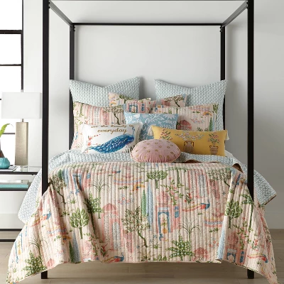 Himal Velvet Embroidered Round Pillow - Homthreads - Image 2