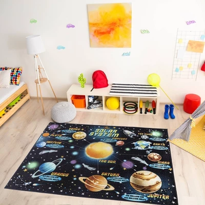 5'x7' Solar System Area Rug - Smithsonian - Image 2