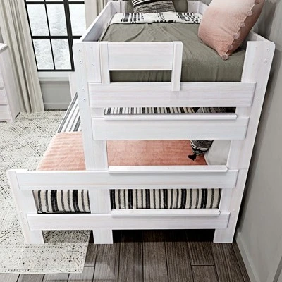 Max & Lily Farmhouse Twin XL Over Queen Bunk Bed - Image 3