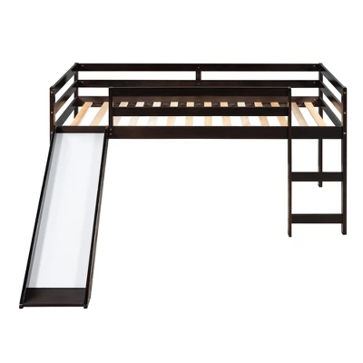 Twin Size Loft Bed With Slide - ModernLuxe - Image 4
