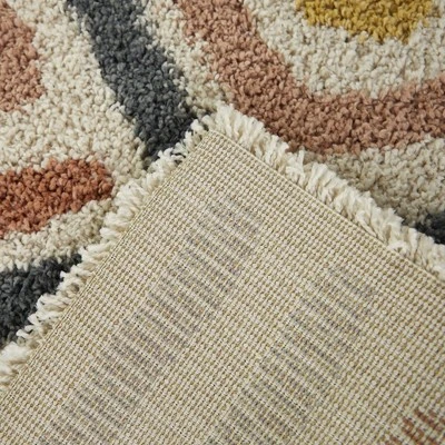 Marie Contemporary Shag Kids' Rug Cream - Balta Rugs - Image 4