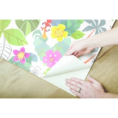 Disney Moana Jungle Peel And Stick Wallpaper - RoomMates - Image 3