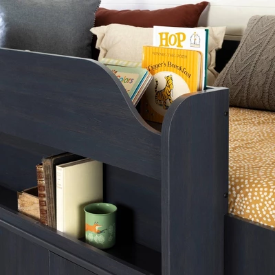 Twin Asten Loft Bed With Desk Blueberry - South Shore - Image 5