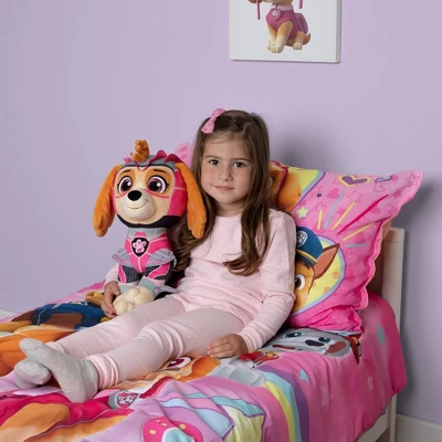 PAW Patrol Movie Glow In The Dark Skye Pillow Buddy Pink - Image 4