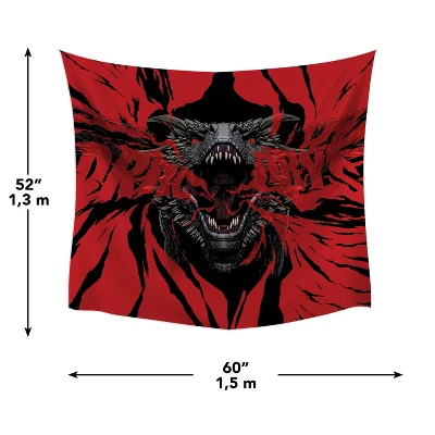 Game Of Thrones Dragon Tapestry Black/Red - RoomMates - Image 2