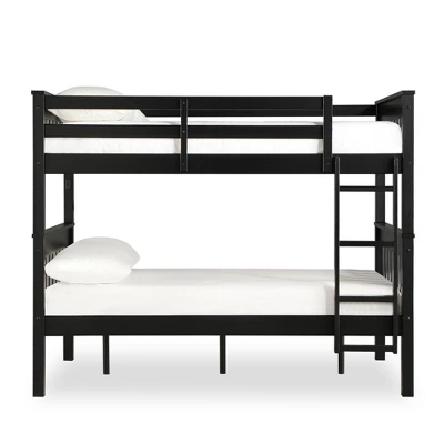 Full Over Full Petty Wood Bunk Bed With USB Port - Room & Joy - Image 2
