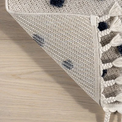 NuLOOM Alena Starry Night High-Low Kids Tasseled Area Rug - Image 6