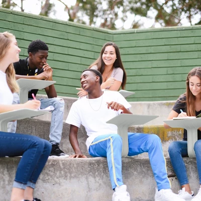 ECR4Kids The Surf Portable Lap Desk, Flexible Seating, One-Piece Writing Table, (10-Pack) - Image 4