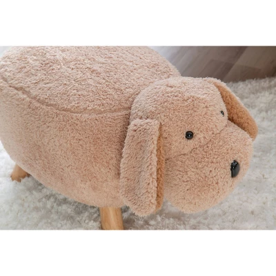 Sparky Puppy Dog Stool Light Brown - Powell - Image 8