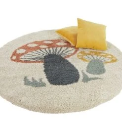 Mushroom Kids' Rug Cream - Balta Rugs