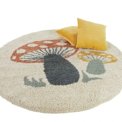 Mushroom Kids' Rug Cream - Balta Rugs